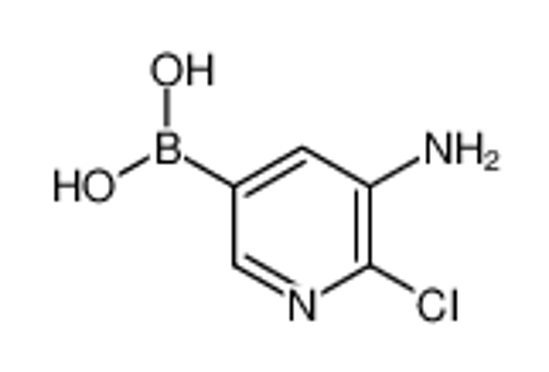 Picture of (5-Amino-6-chloropyridin-3-yl)boronic acid