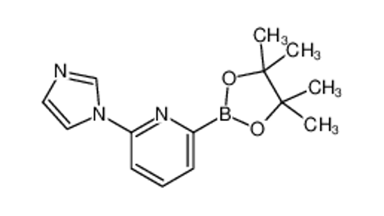 Imagem de 2-imidazol-1-yl-6-(4,4,5,5-tetramethyl-1,3,2-dioxaborolan-2-yl)pyridine