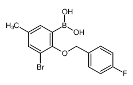 Изображение [3-bromo-2-[(4-fluorophenyl)methoxy]-5-methylphenyl]boronic acid