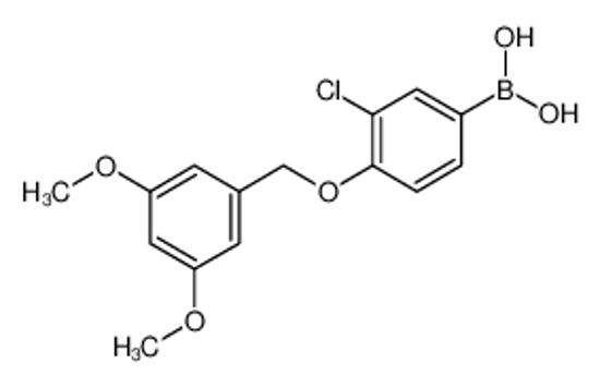 Picture of [3-chloro-4-[(3,5-dimethoxyphenyl)methoxy]phenyl]boronic acid