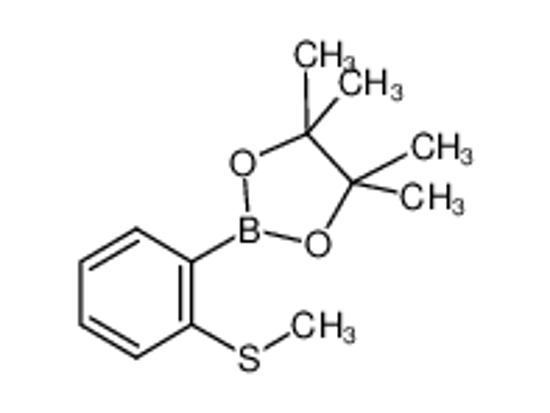 Imagem de 4,4,5,5-Tetramethyl-2-(2-(methylthio)phenyl)-1,3,2-dioxaborolane