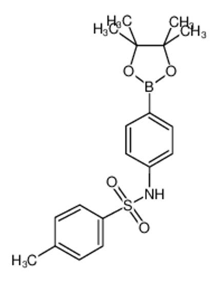 Picture of 4-methyl-N-[4-(4,4,5,5-tetramethyl-1,3,2-dioxaborolan-2-yl)phenyl]benzenesulfonamide