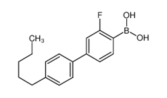 Picture of [2-fluoro-4-(4-pentylphenyl)phenyl]boronic acid