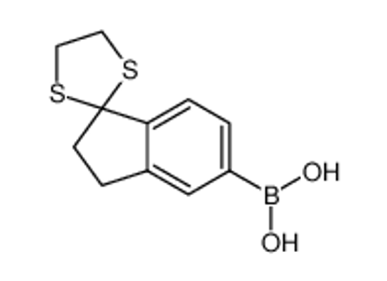 Picture of spiro[1,3-dithiolane-2,1'-2,3-dihydroindene]-5'-ylboronic acid