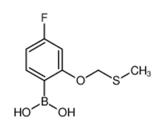 Picture of [4-fluoro-2-(methylsulfanylmethoxy)phenyl]boronic acid
