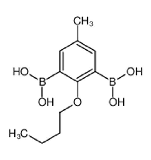 Picture of (3-borono-2-butoxy-5-methylphenyl)boronic acid