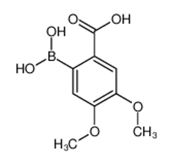 Picture of 2-borono-4,5-dimethoxybenzoic acid