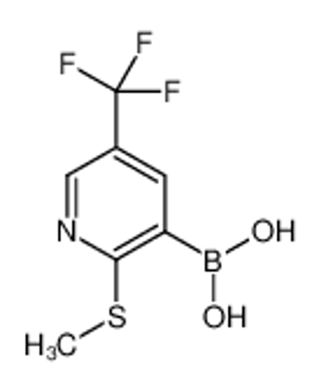 Picture of 2-Methylthio-5-trifluoromethylpyridine-3-boronic acid