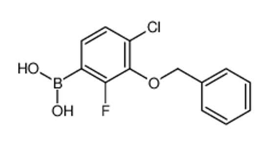 Picture of (4-chloro-2-fluoro-3-phenylmethoxyphenyl)boronic acid
