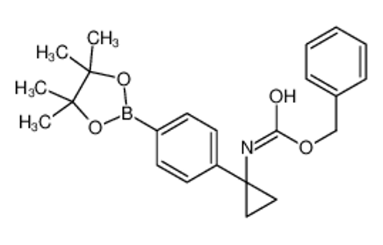 Picture of Benzyl {1-[4-(4,4,5,5-tetramethyl-1,3,2-dioxaborolan-2-yl)phenyl] cyclopropyl}carbamate