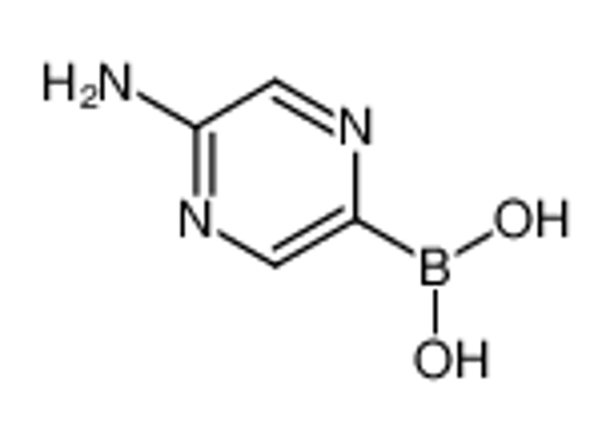Picture of (5-aminopyrazin-2-yl)boronic acid