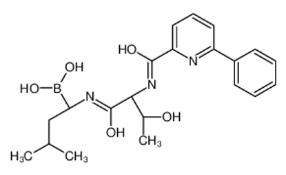 Imagem de ((R)-1-((2S,3R)-3-Hydroxy-2-(6-phenylpicolinamido)butanamido)-3-methylbutyl)boronic acid
