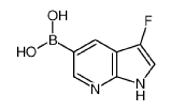 Picture of (3-Fluoro-1H-pyrrolo[2,3-b]pyridin-5-yl)boronic acid