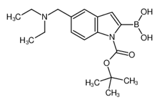 Imagem de (5-[(Diethylamino)methyl]-1-{[(2-methyl-2-propanyl)oxy]carbonyl}- 1H-indol-2-yl)boronic acid