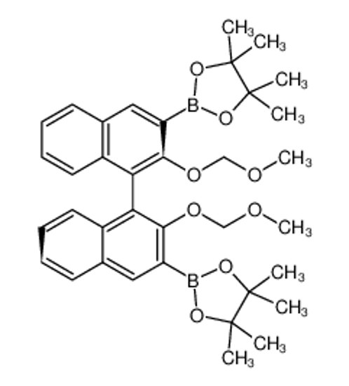 Picture of (R)-2,2'-Bis(methoxymethoxy)-1,1'-binaphthyl-3,3'-diboronic Acid Pinacol Ester