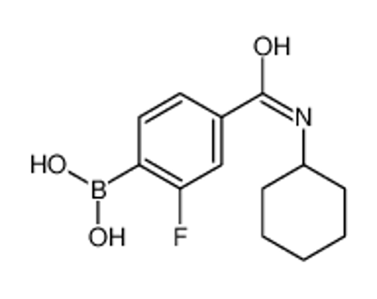 Picture of [4-(Cyclohexylcarbamoyl)-2-fluorophenyl]boronic acid
