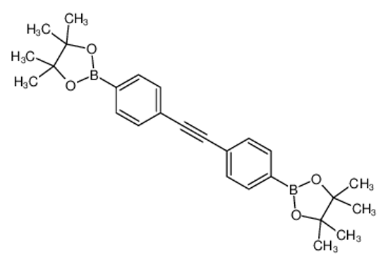 Изображение 4,4,5,5-tetramethyl-2-[4-[2-[4-(4,4,5,5-tetramethyl-1,3,2-dioxaborolan-2-yl)phenyl]ethynyl]phenyl]-1,3,2-dioxaborolane