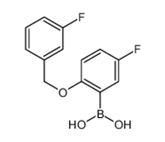 Picture of [5-fluoro-2-[(3-fluorophenyl)methoxy]phenyl]boronic acid