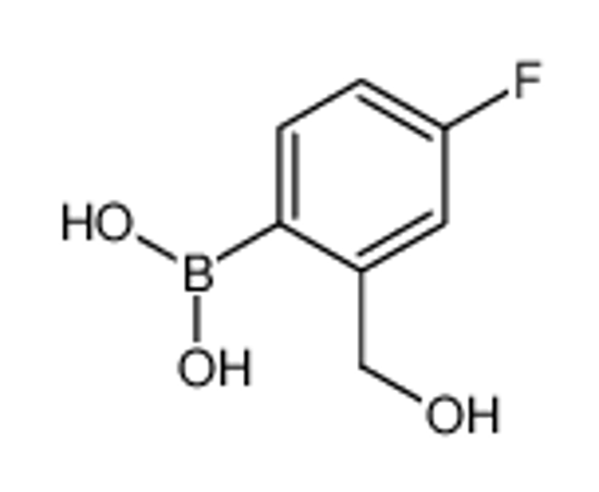 Picture of [4-Fluoro-2-(hydroxymethyl)phenyl]boronic acid