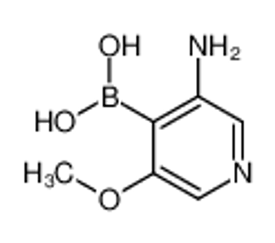 Picture of (3-amino-5-methoxypyridin-4-yl)boronic acid