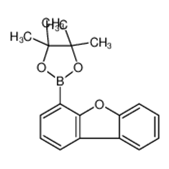 Picture of 2-(Dibenzo[b,d]furan-4-yl)-4,4,5,5-tetramethyl-1,3,2-dioxaborolane
