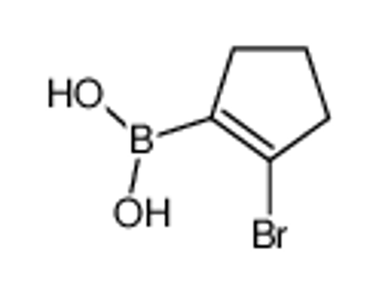 Picture of (2-Bromocyclopent-1-en-1-yl)boronic acid