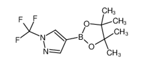 Picture of 4-(4,4,5,5-tetramethyl-1,3,2-dioxaborolan-2-yl)-1-(trifluoromethyl)pyrazole