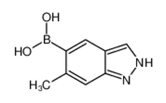 Picture of (6-Methyl-1H-indazol-5-yl)boronic acid