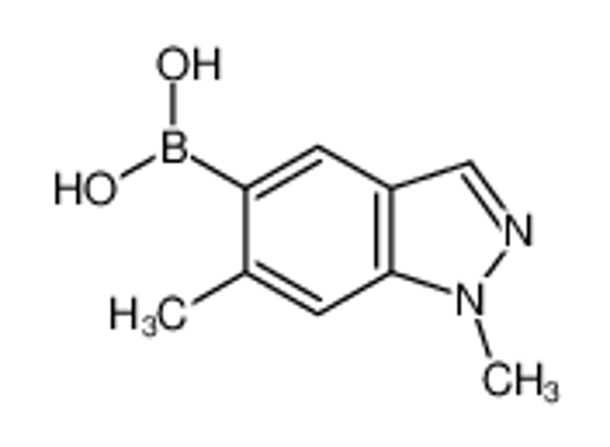 Picture of (1,6-Dimethyl-1H-indazol-5-yl)boronic acid