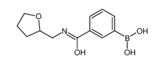 Picture of 3-((Tetrahydrofuran-2-yl)methylcarbamoyl)phenylboronic acid