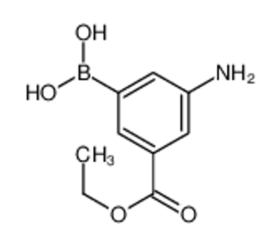 Picture of (3-amino-5-ethoxycarbonylphenyl)boronic acid