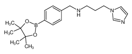 Picture of 3-(1H-Imidazol-1-yl)-N-[4-(4,4,5,5-tetramethyl-1,3,2-dioxaborolan -2-yl)benzyl]-1-propanamine
