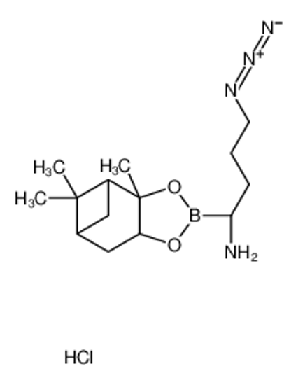 Picture of (1S)-4-Azido-1-[(1R,6R,8S)-2,9,9-trimethyl-3,5-dioxa-4-boratricyclo[6.1.1.0<sup>2,6</sup>]dec-4-yl]-1-butanamine hydrochloride (1:1)