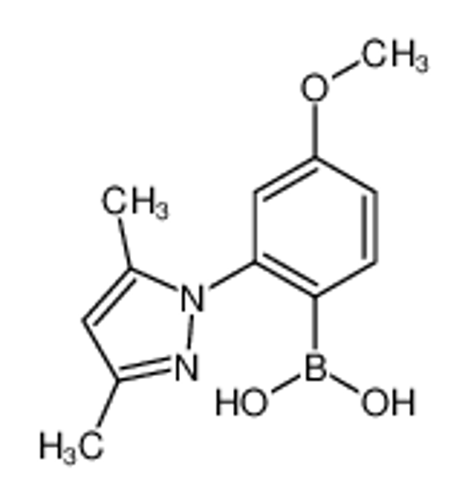 Picture of [2-(3,5-Dimethyl-1H-pyrazol-1-yl)-4-methoxyphenyl]boronic acid