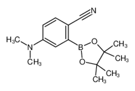 Picture of 4-(dimethylamino)-2-(4,4,5,5-tetramethyl-1,3,2-dioxaborolan-2-yl)benzonitrile
