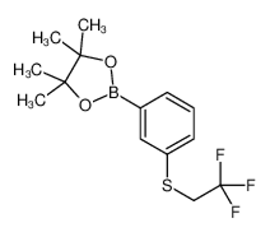 Изображение 4,4,5,5-tetramethyl-2-[3-(2,2,2-trifluoroethylsulfanyl)phenyl]-1,3,2-dioxaborolane
