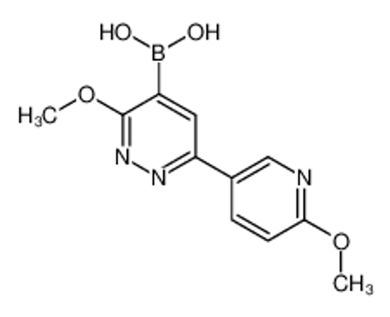 Imagem de [3-Methoxy-6-(6-methoxy-3-pyridinyl)-4-pyridazinyl]boronic acid