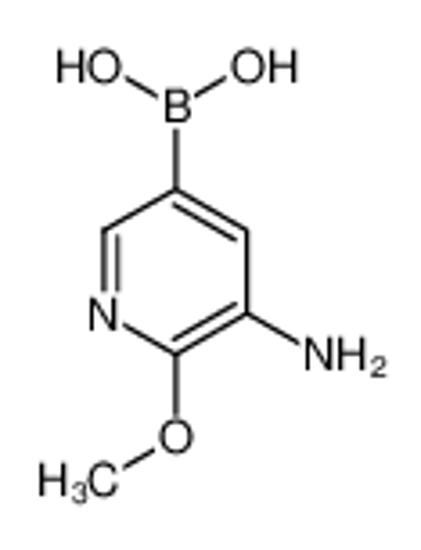 Picture of (5-amino-6-methoxypyridin-3-yl)boronic acid