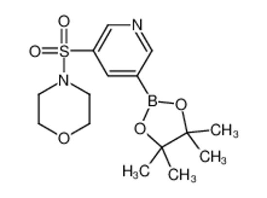 Picture of 4-[5-(4,4,5,5-tetramethyl-1,3,2-dioxaborolan-2-yl)pyridin-3-yl]sulfonylmorpholine