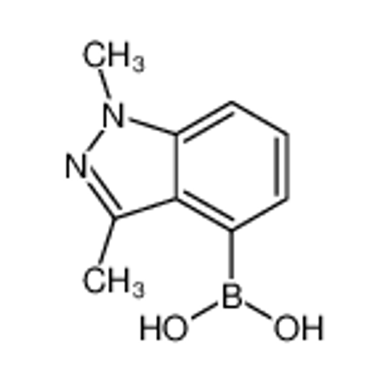 Picture of (1,3-dimethylindazol-4-yl)boronic acid