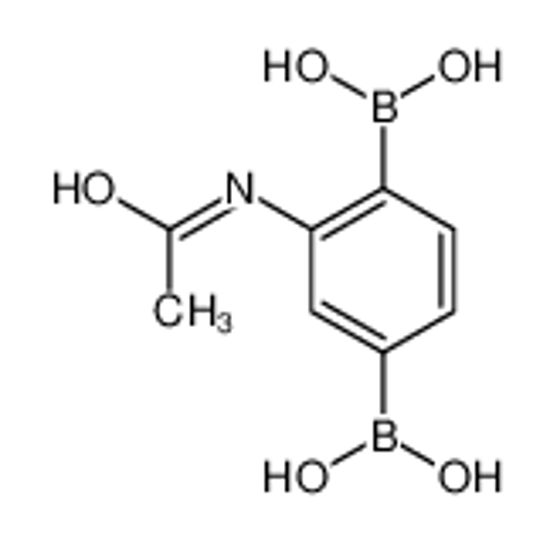 Picture of (2-acetamido-4-boronophenyl)boronic acid