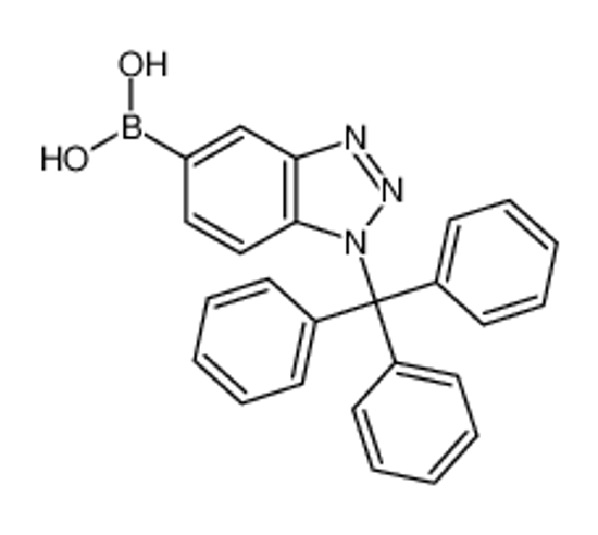 Picture of (1-tritylbenzotriazol-5-yl)boronic acid