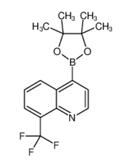 Picture of 4-(4,4,5,5-tetramethyl-1,3,2-dioxaborolan-2-yl)-8-(trifluoromethyl)quinoline