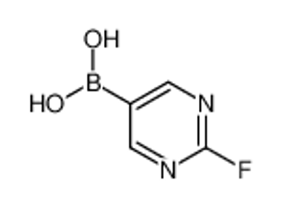 Picture of (2-fluoropyrimidin-5-yl)boronic acid