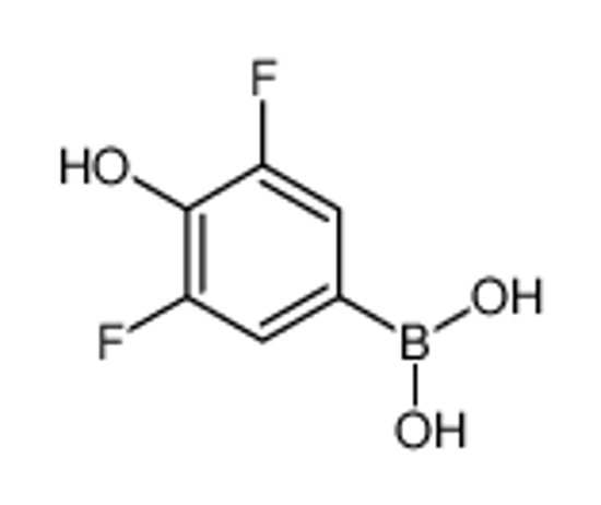 Picture of (3,5-difluoro-4-hydroxyphenyl)boronic acid