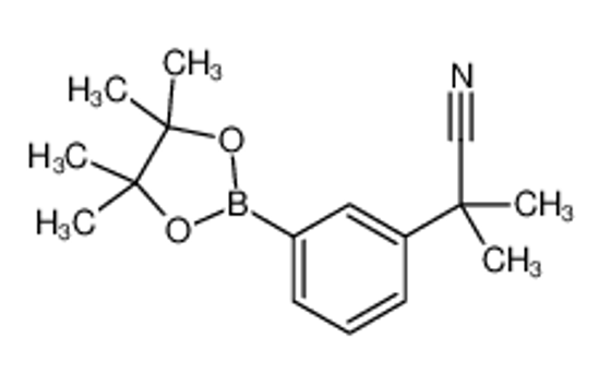 Picture of 2-methyl-2-[3-(4,4,5,5-tetramethyl-1,3,2-dioxaborolan-2-yl)phenyl]propanenitrile