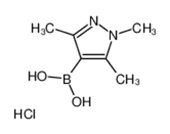 Picture of (1,3,5-trimethylpyrazol-4-yl)boronic acid,hydrochloride