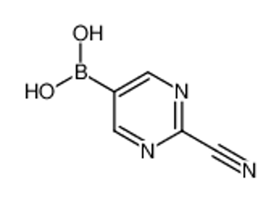 Picture of (2-cyanopyrimidin-5-yl)boronic acid