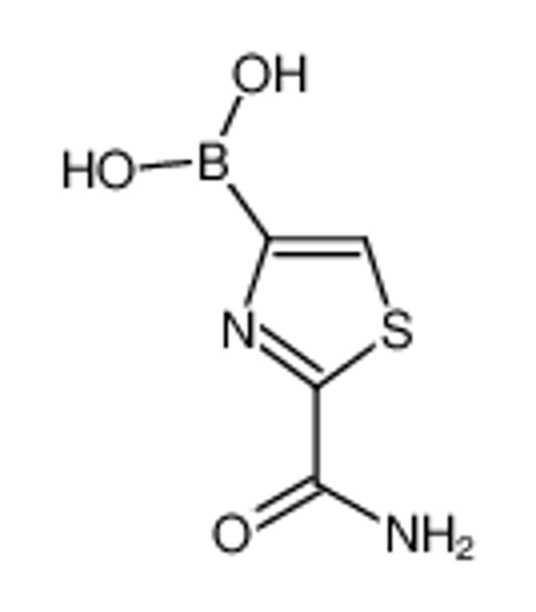 Picture of (2-carbamoyl-1,3-thiazol-4-yl)boronic acid
