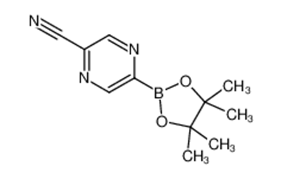 Picture of 5-(4,4,5,5-tetramethyl-1,3,2-dioxaborolan-2-yl)pyrazine-2-carbonitrile
